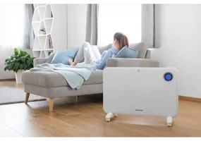 Sencor - Konvektor LCD-kijelzővel és termosztáttal 750W/1500W/230V IP24