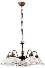 Kolarz 731.85.17 - Csillár láncon NONNA 5xE27/75W/230V kék