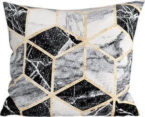 Pamut párnahuzat ATHENA POLY 45x45 cm, fekete