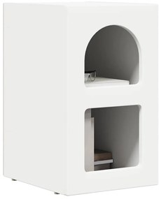 vidaXL Éjjeli asztal 2 pcs Fehér 29.5 x 35 x 50 cm Faanyag