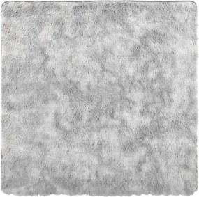 vidaXL ezüstszürke hosszú szálú NAVARRA bozontos szőnyeg 240x240 cm