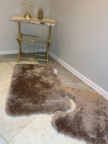 Scott barna kettő részből álló fürdőszobai szőnyeg szett 50x80 cm