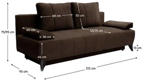 Széthúzható kanapé  Buno (kronos 06) . 1063828