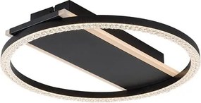 RÁBALUX 71369 KERSTIN Modern LED Mennyezeti Lámpa Fekete IP20