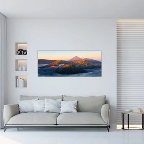 Kép a Bromo-hegyről Indonéziában (120x50 cm)