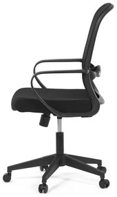 Fekete Szövet Irodai Szék Hinta Mechanikával. KA-S424 BK