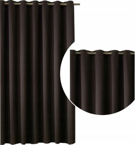 Vastag Függöny Blackout 200x250 magasság barna