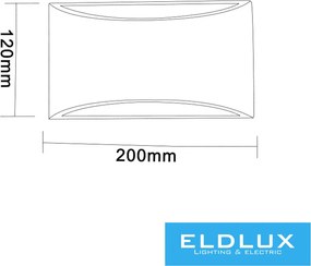UNIVERSO Gipsz fali lámpa 1xG9 Max.25w 200x120x85mm IP20 fehér