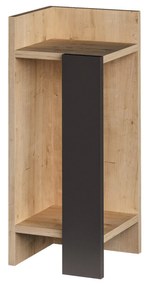 Éjjeliszekrény Elos left - Oak, Anthracite