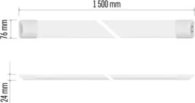LED fénycsöves lámpatest MINO LED/50W/230V 4000K 150 cm