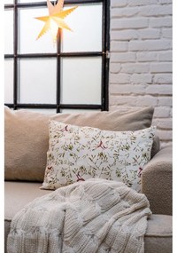 Fehéresbézs kötött takaró 130x170 cm Chunky Marl Knit – Catherine Lansfield