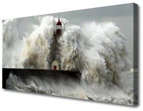 Vászonkép Lighthouse Landscape 125x50 cm