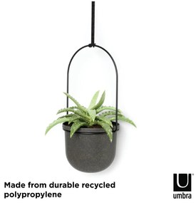 Műanyag kaspó szett 5 db-os fűszernövényekhez -függő ø 7,5 cm Triflora – Umbra