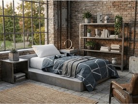 Nyári takaró GRIDON 140x200 cm, fekete