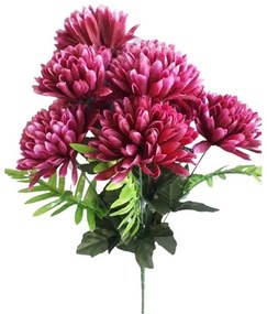 Krizantém Műcsokor, lila, magasság 58 cm