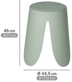 Zsályaszínű műanyag rakásolható ülőke Comiso – Wenko