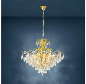 Eglo 39606 - Csillár láncon FENOULLET 9xE14/25W/230V arany