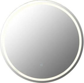 Globo 84034 Tükör, szatírozott üveg, műanyag, érintéses be/ki kapcsolás, dimmelhető, fokozatmentes érintéses dimmer, memória funkció, ø: 750mm, Mélység: 24mm, tartozék: LED 16W 230V, 230-1315lm forrás, 120-970lm kimenet, 4000K