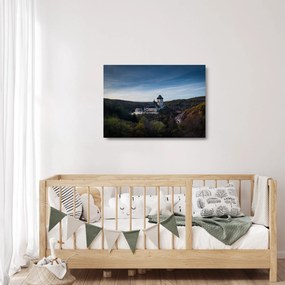 Karlstejn képe (üvegen) (70x50 cm)