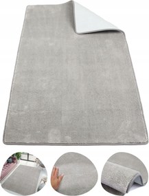 Vastag Sűrű Szőnyeg Hálószoba Nappaliba Szürke Elegancia 200X300 cm Harmony Lux