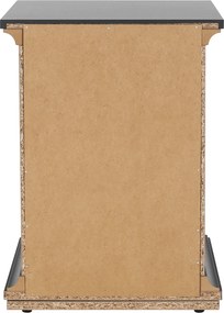 Éjeliszekrény, szürke, PARIS 70302