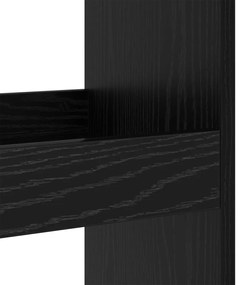 Bárasztal tárolóval Fekete tölgy 60x60x102 cm MDF