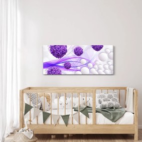 Kép - Golyó, gyolyócskák, virágok, ... (120x50 cm)