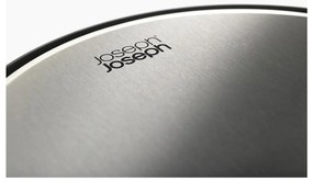 Fényes ezüstszínű rozsdamentes acél pedálos szemetes 10 l Arc – Joseph Joseph