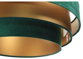 TRINITI lógcsillár 1xE27/60W/230V zöld/arany