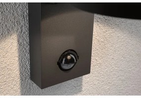 Paulmann 94453 - LED/6W IP44 Kültéri fali lámpa érzékelővel CAPEA 230V