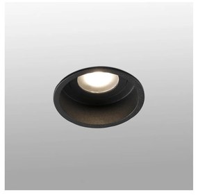 FARO HYDE fürdőszobai süllyeszthető lámpa, fix, fekete, GU10 foglalattal, IP44, 40115