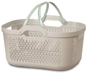 Világosbarna műanyag szennyeskosár 45 l Signature – Addis