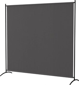 Outsunny egypaneles kültéri térelválasztó, 180 × 50 × 180 cm — UPF 30+, vízlepergető panel, stabil talpak — sötétszürke | Aosom