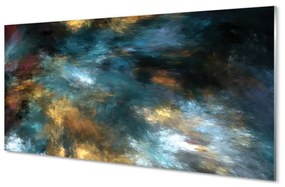 Üvegképek színes iszapok 125x50 cm