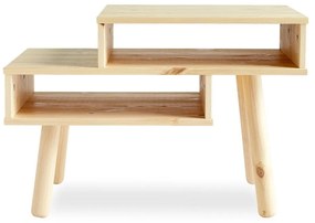 Hako natúr színű dohányzóasztal borovi fenyőből - Karup Design