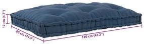 Pallet Sofa Párna Indigó szövet