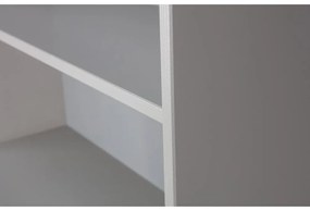 Világosszürke borovi fenyő moduláris könyvespolc 80x200 cm Madu – WOOOD