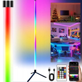 Álló Sarok Lámpa Rgb Led Távirányító App Music Sensor 120 CM