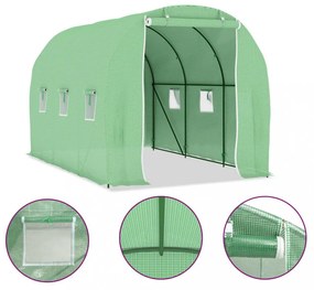 melegház 6,86 m² 3,43 x 2 x 2 m