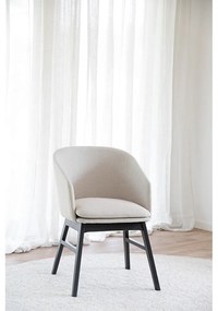 Bézs kárpitozott étkezőfotel szett 2 db-os Windham – Rowico