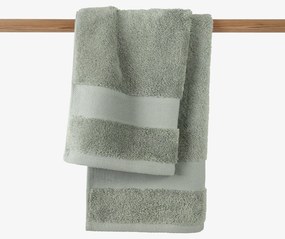 Goldea bambuszszálas törölköző és fürdőlepedő - zsálya színű 30 x 50 cm