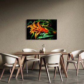 Narancssárga csokor képe (90x60 cm)