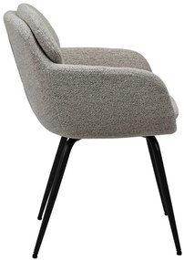 MAZZONI EXPORT GEORGIA Beige Latte (Monza 60 szövet) - MODERN KÁRPITOZOTT BOUCLÉ SZÉK NAPPALIBA/ÉTKEZŐBE/LOFT IRODÁBA