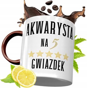 Bordó Bögre Akvarista Születésnapra Ajándék fényképes nyomattal