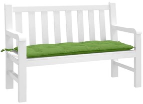 melange zöld szövet kerti padpárna 120x50x7 cm