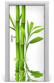 Ajtó tapéta Bambusz 85x205 cm