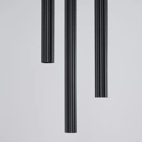 Sollux SL.1341 - Csillár zsinóron ARCHE 3xG9/8W/230V fekete