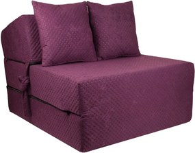 FI Strukturált összehajtható matrac - 200x15x70 cm Szín: Szürke