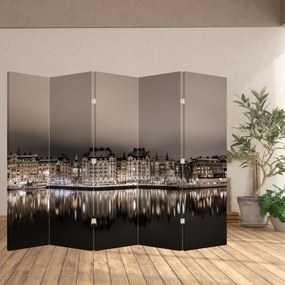 Paraván - Város  a félhomályban (210x170 cm)