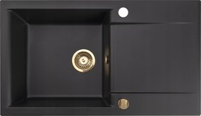 Estein 86 egymedencés gránit mosogató csaptelep csepegtetővel